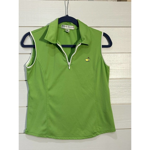 Masters Collection Ladies‎ 1/4 zip Sleeveless Polo Size Small S